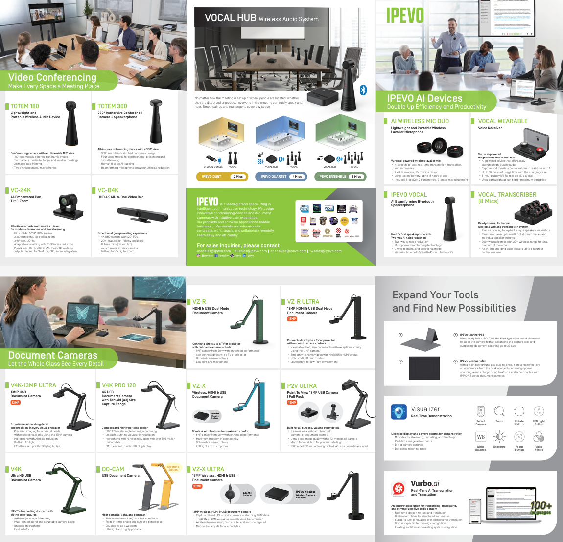 IPEVO Product Catalog