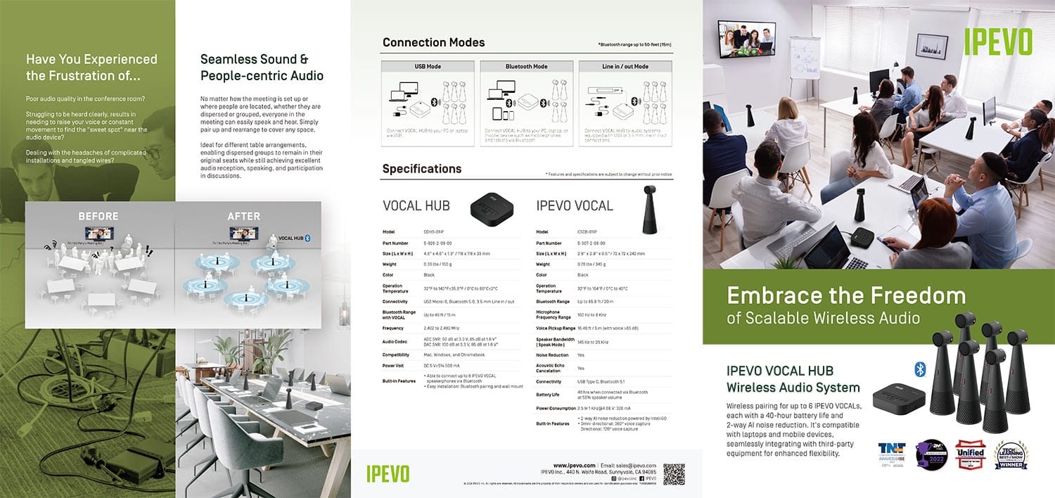 VOCAL HUB Brochure