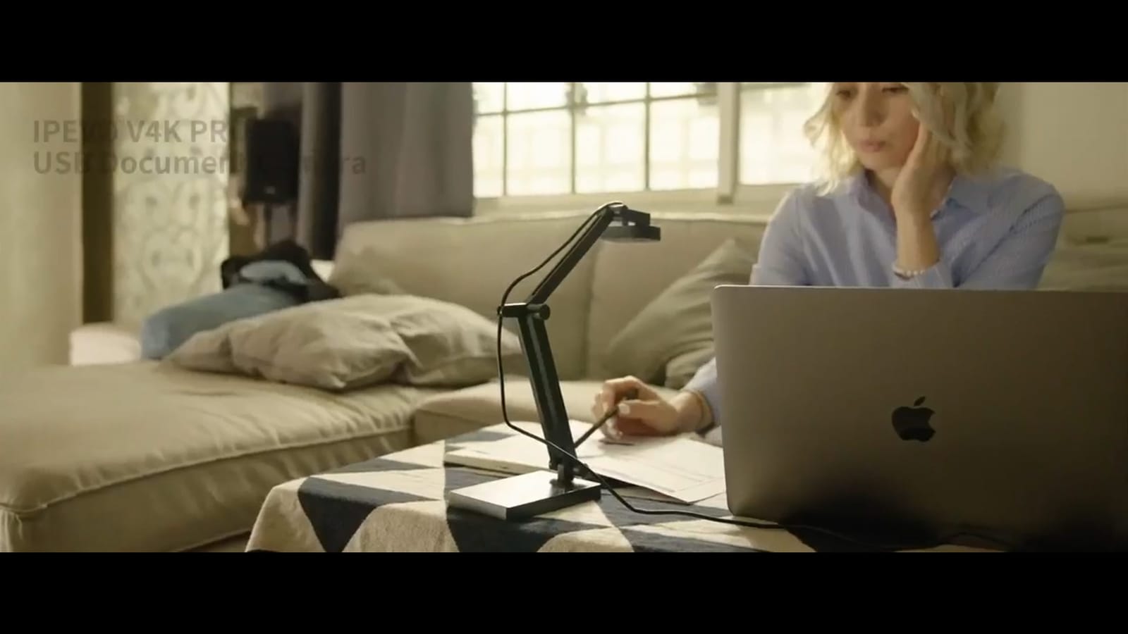 Work From Home With the IPEVO V4K PRO Document Camera